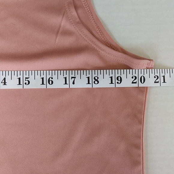 Alfred Dunner Crochet Lace Floral Button Up Blouse w/Tank Top 12 Pink - Picture 13 of 16